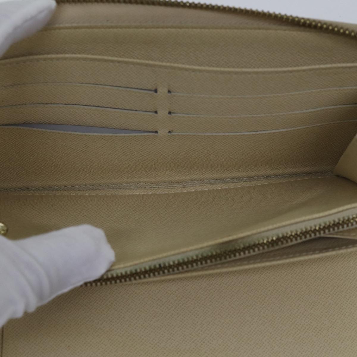 LOUIS VUITTON Damier Azur Zippy Wallet Long Wallet N60019 LV 89303