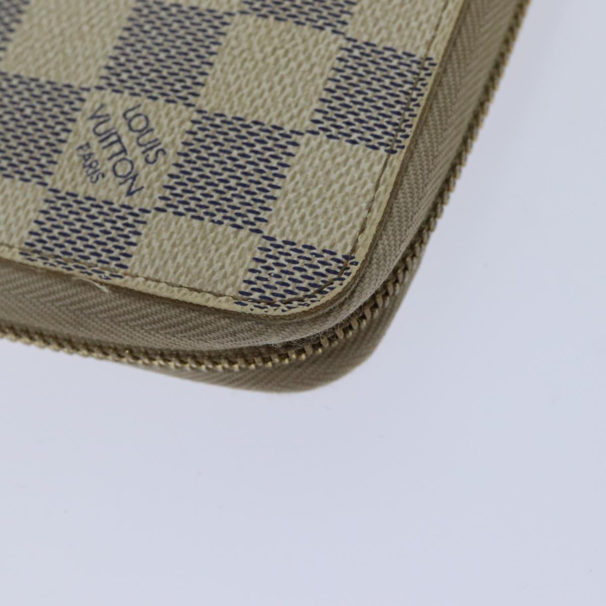 LOUIS VUITTON Damier Azur Zippy Wallet Long Wallet N60019 LV 89303