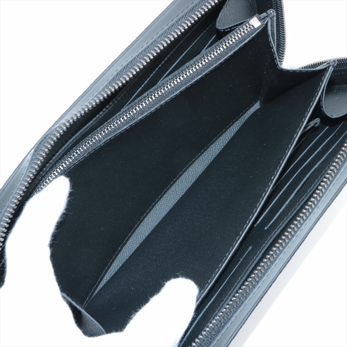 Louis Vuitton monogram zipper XL M61698 black round zipper wallet  reaction    store