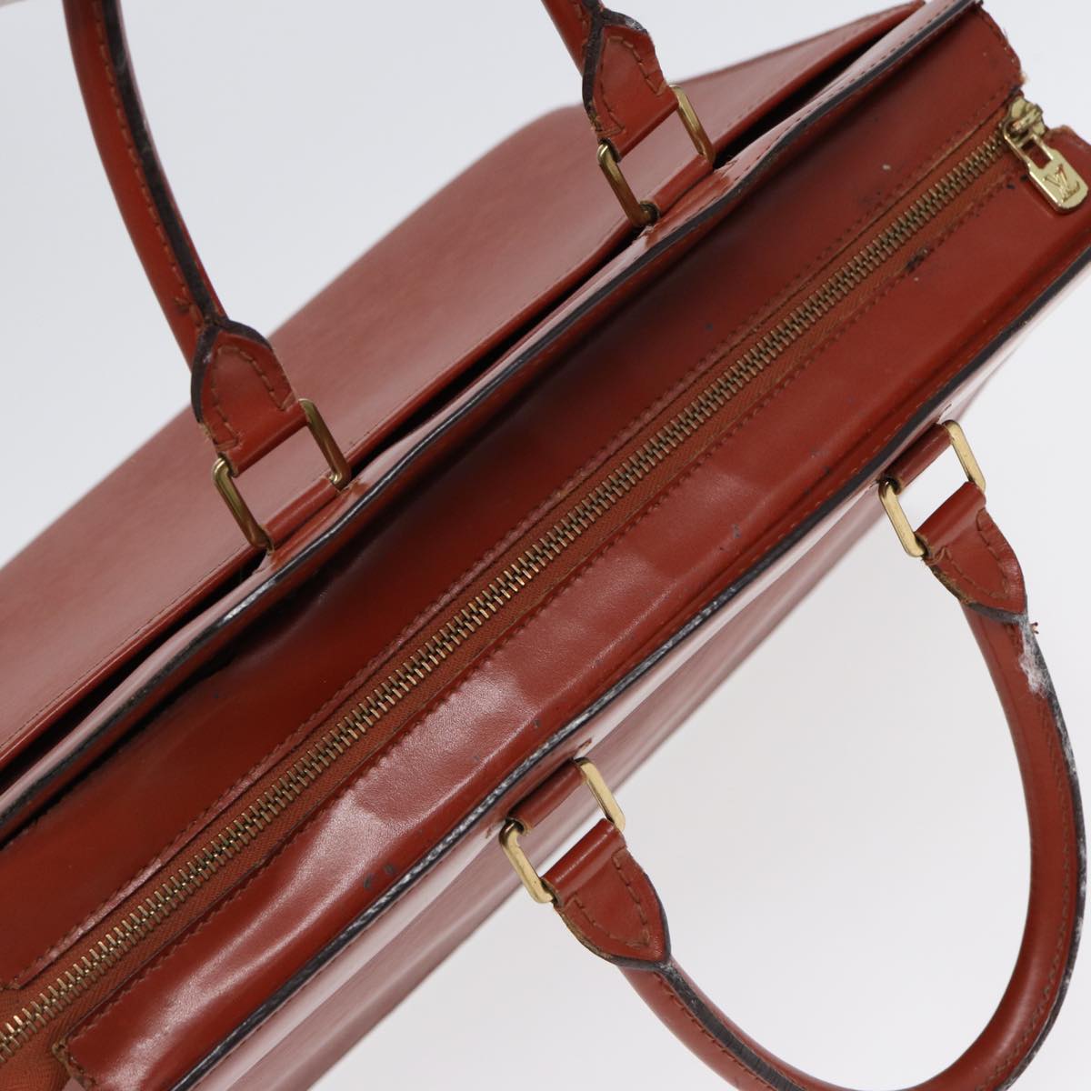 LOUIS VUITTON Epi Riviera Hand Bag Brown M48183 LV 89311
