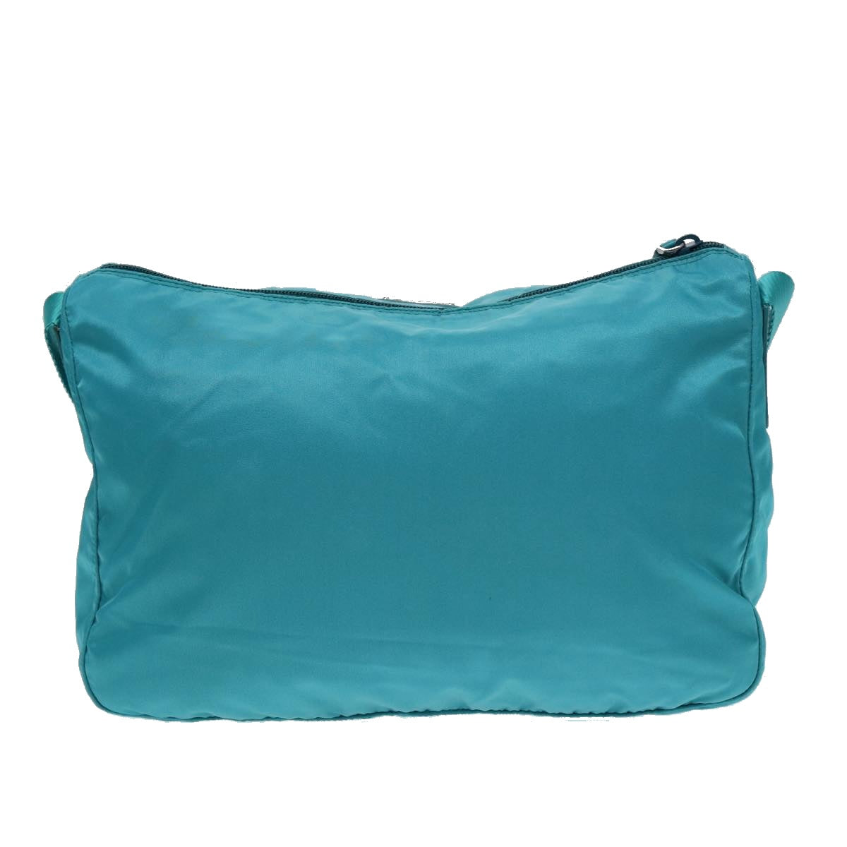 Luxury Prada Shoulder Bag Nylon Turquoise Blue  89320