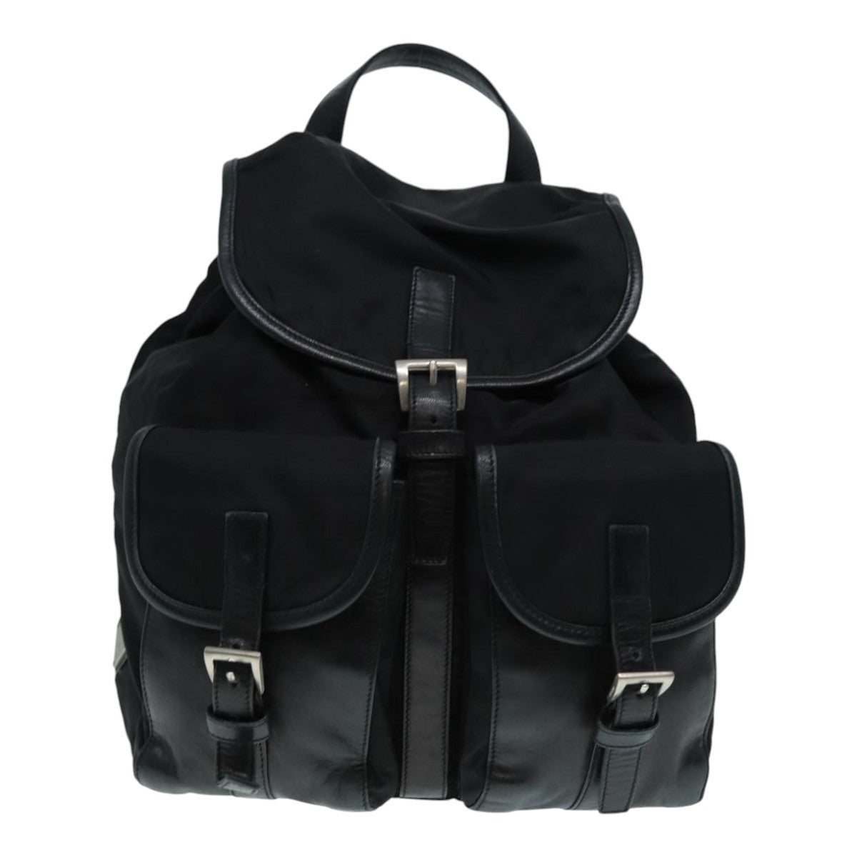 Luxury Prada Backpack Nylon Black  89322