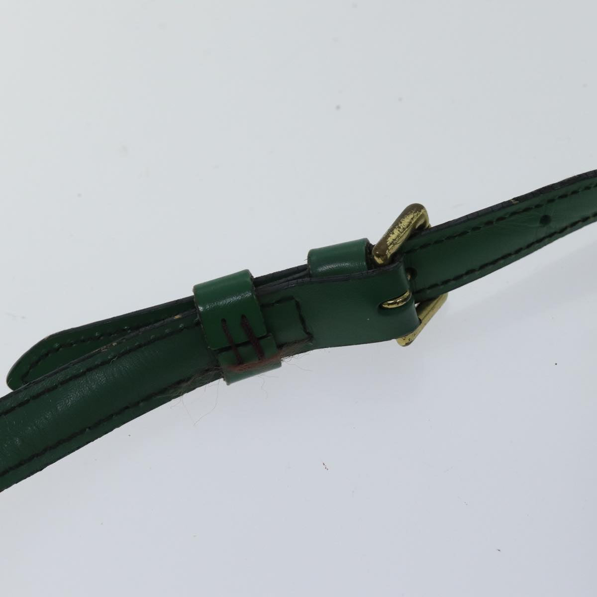 LOUIS VUITTON Epi Danube Shoulder Bag Green M45634 LV 89323