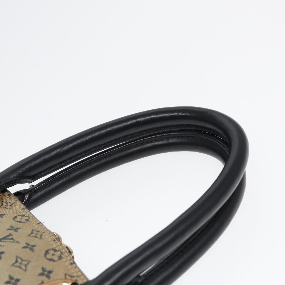 LOUIS VUITTON Monogram Mini Alma Haut Hand Bag Blue M92202 LV 89330