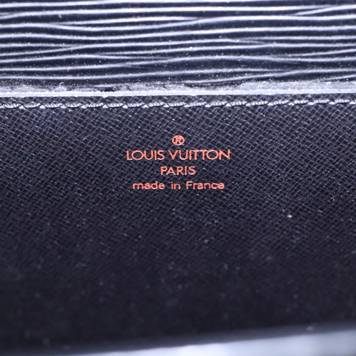 LOUIS VUITTON Epi Porte Documents Bandouliere Briefcase Black M54462 89335