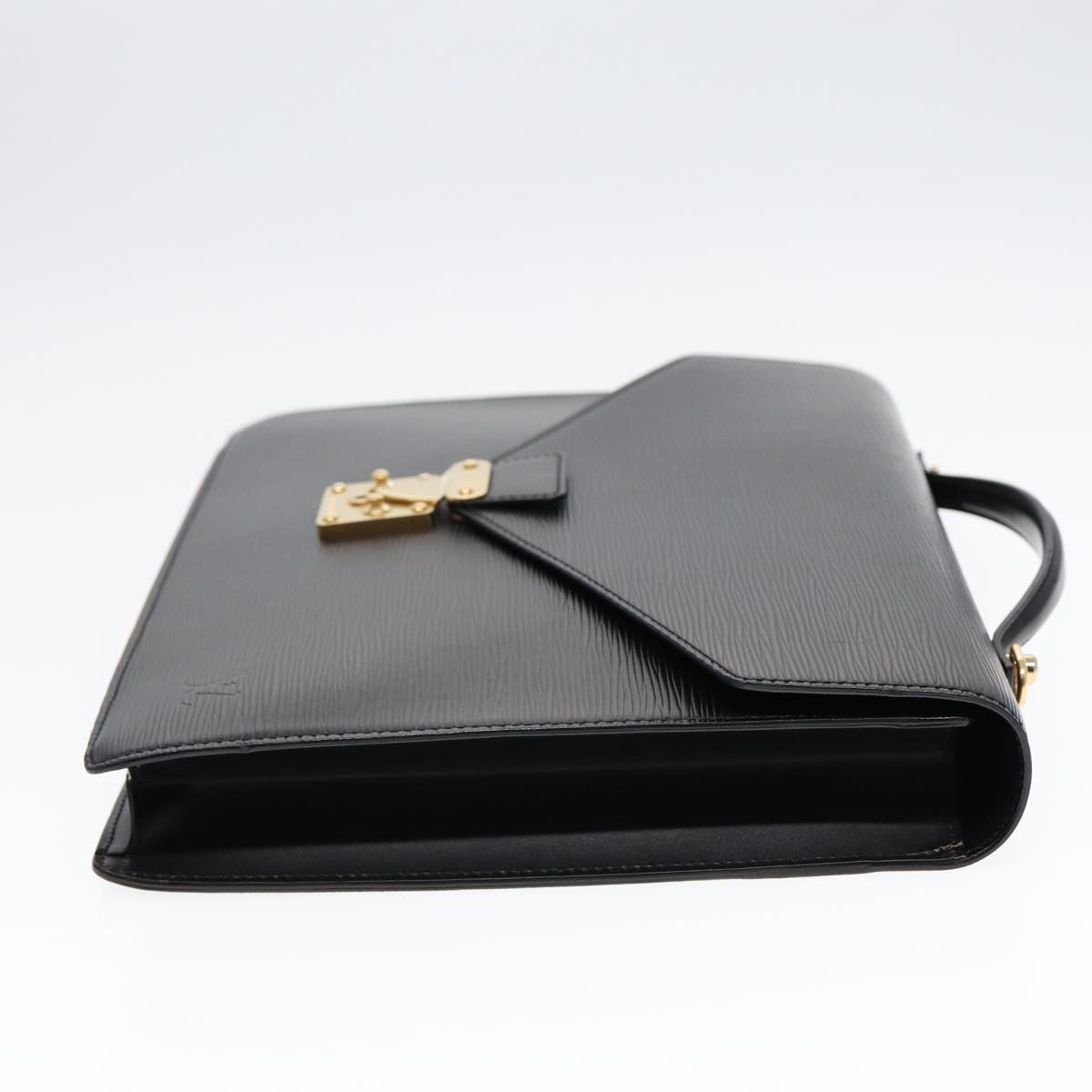 LOUIS VUITTON Epi Porte Documents Bandouliere Briefcase Black M54462 89335