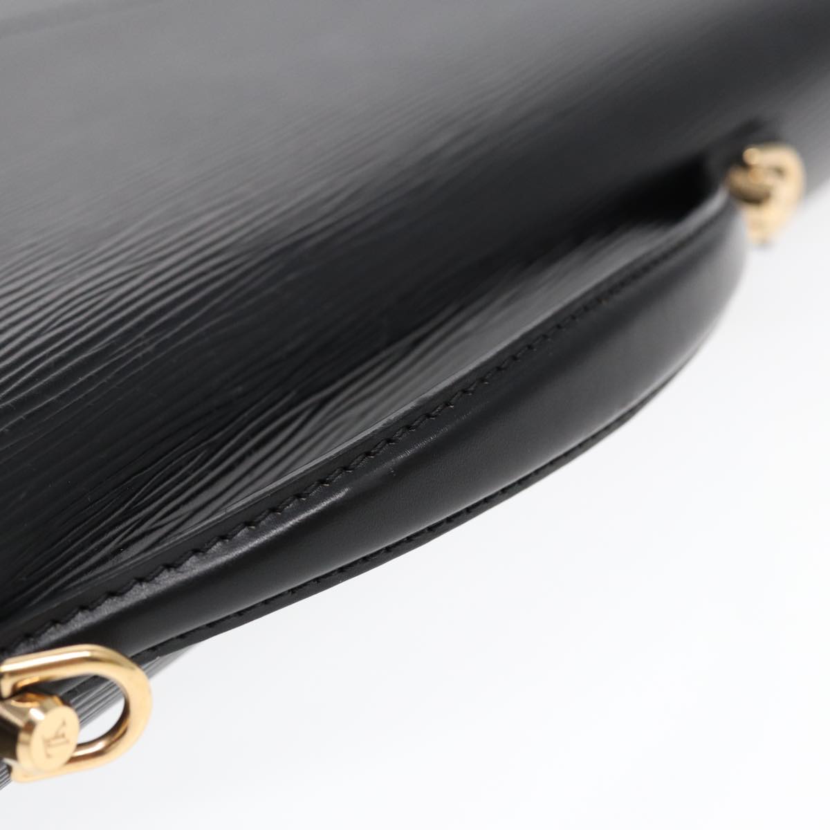 LOUIS VUITTON Epi Porte Documents Bandouliere Briefcase Black M54462 89335