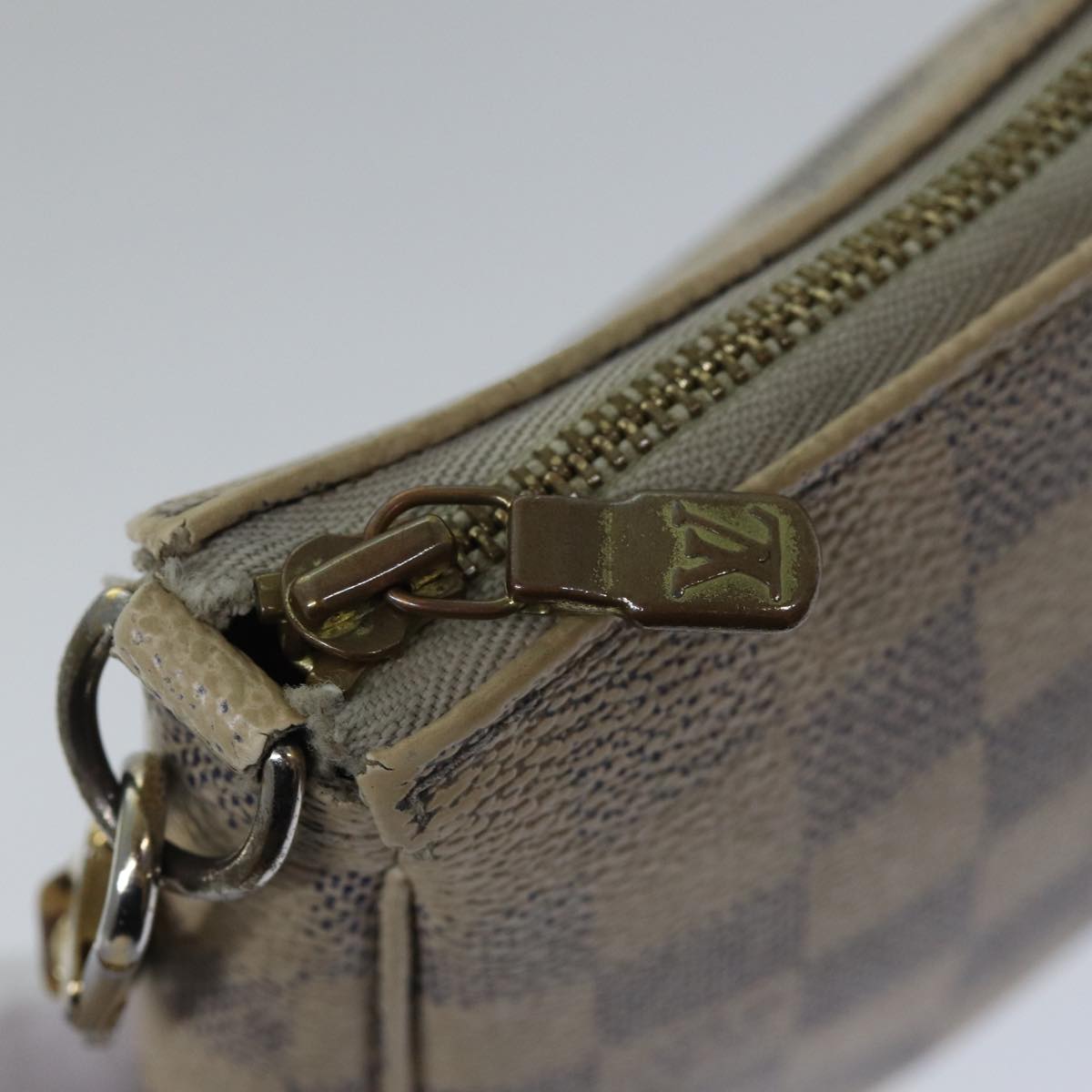 LOUIS VUITTON Damier Azur Pochette Accessoires Pouch N51986 LV 89340