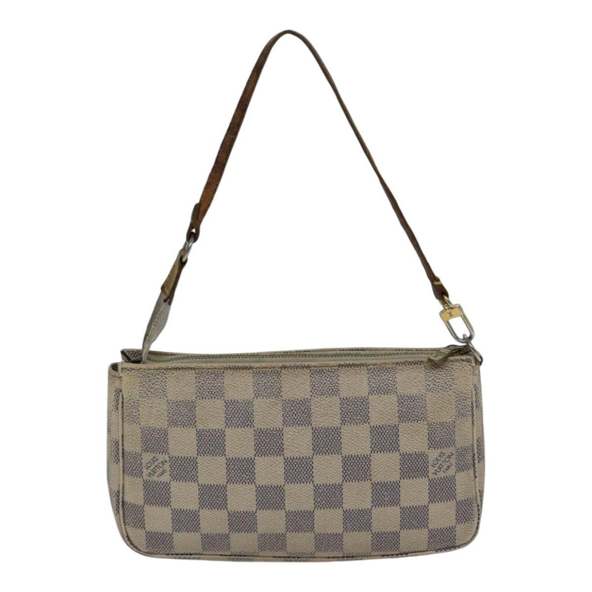 LOUIS VUITTON Damier Azur Pochette Accessoires Pouch N51986 LV 89340