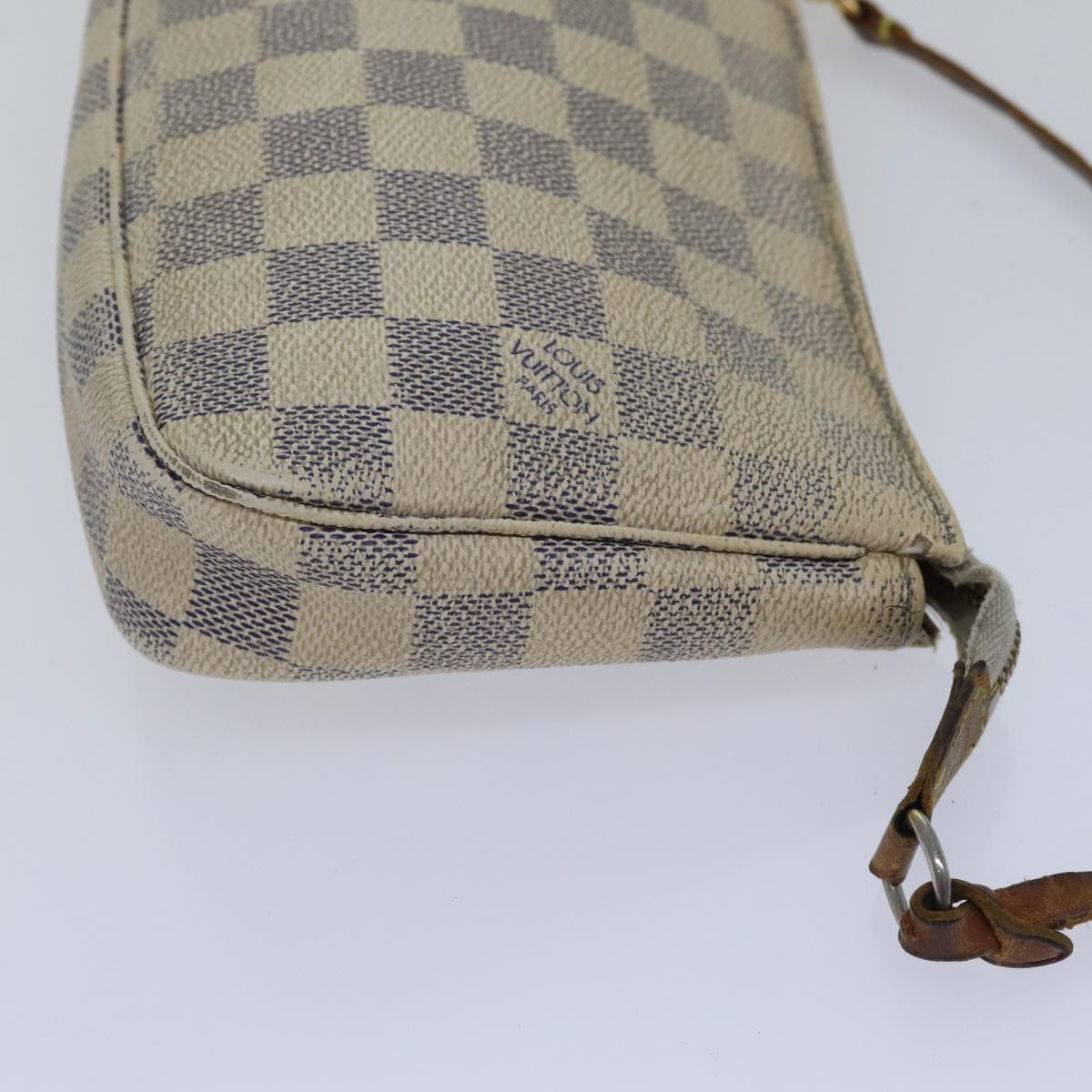 LOUIS VUITTON Damier Azur Pochette Accessoires Pouch N51986 LV 89340