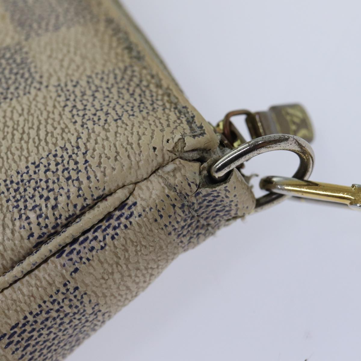 LOUIS VUITTON Damier Azur Pochette Accessoires Pouch N51986 LV 89340