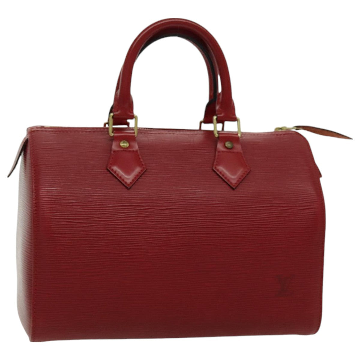 LOUIS VUITTON Epi Speedy 25 Hand Bag Castilian Red M43017 LV 89378