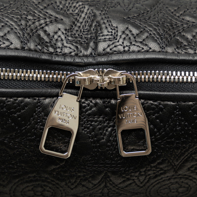 Louis Vuitton Monogram Antias Ixia PM Handbag 2WAY M97071 Black Leather  Louis Vuitton