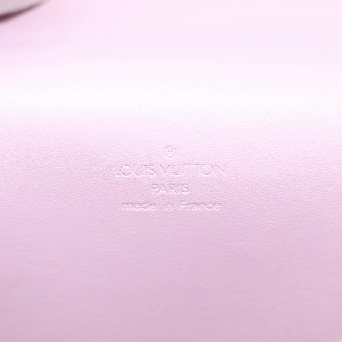 LOUIS VUITTON Vernis Spring Street Hand Bag Marshmallow Pink M91033 89424