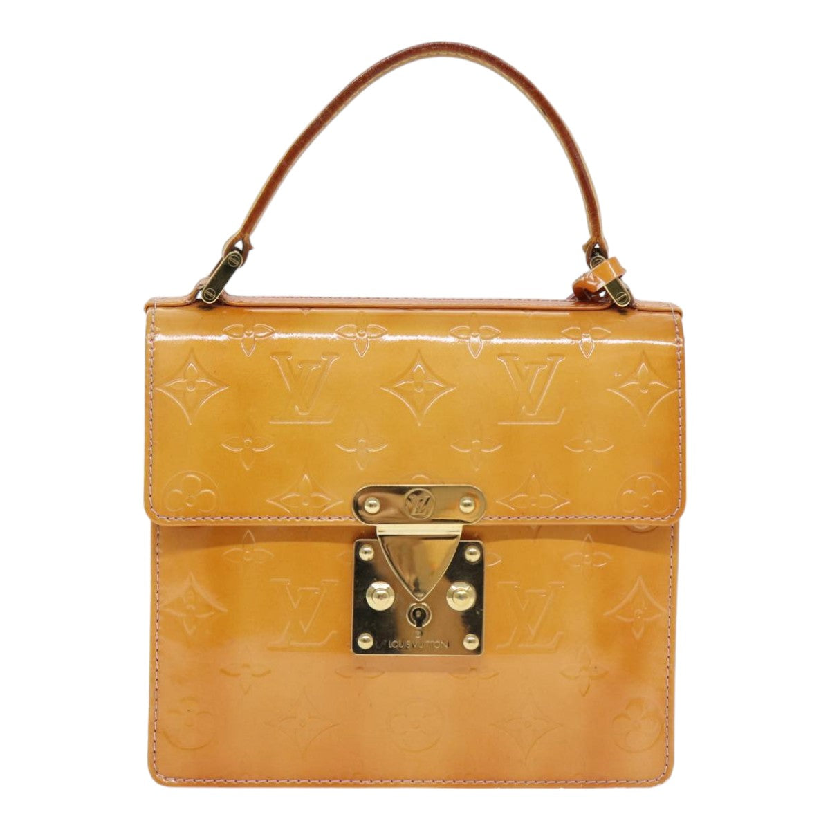 LOUIS VUITTON Vernis Spring Street Hand Bag Marshmallow Pink M91033 89424