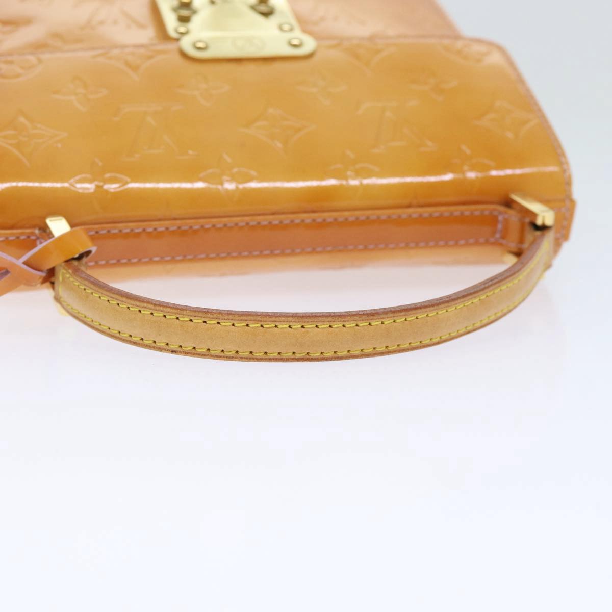 LOUIS VUITTON Vernis Spring Street Hand Bag Marshmallow Pink M91033 89424