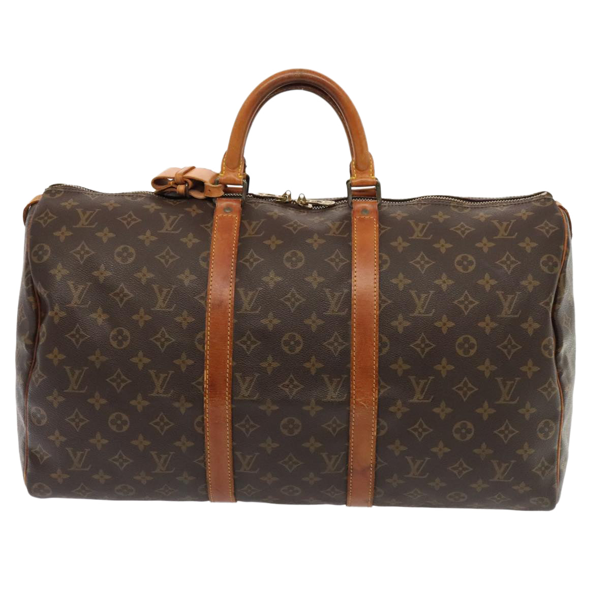 LOUIS VUITTON Monogram Keepall 50 Boston Bag M41426 LV 89435
