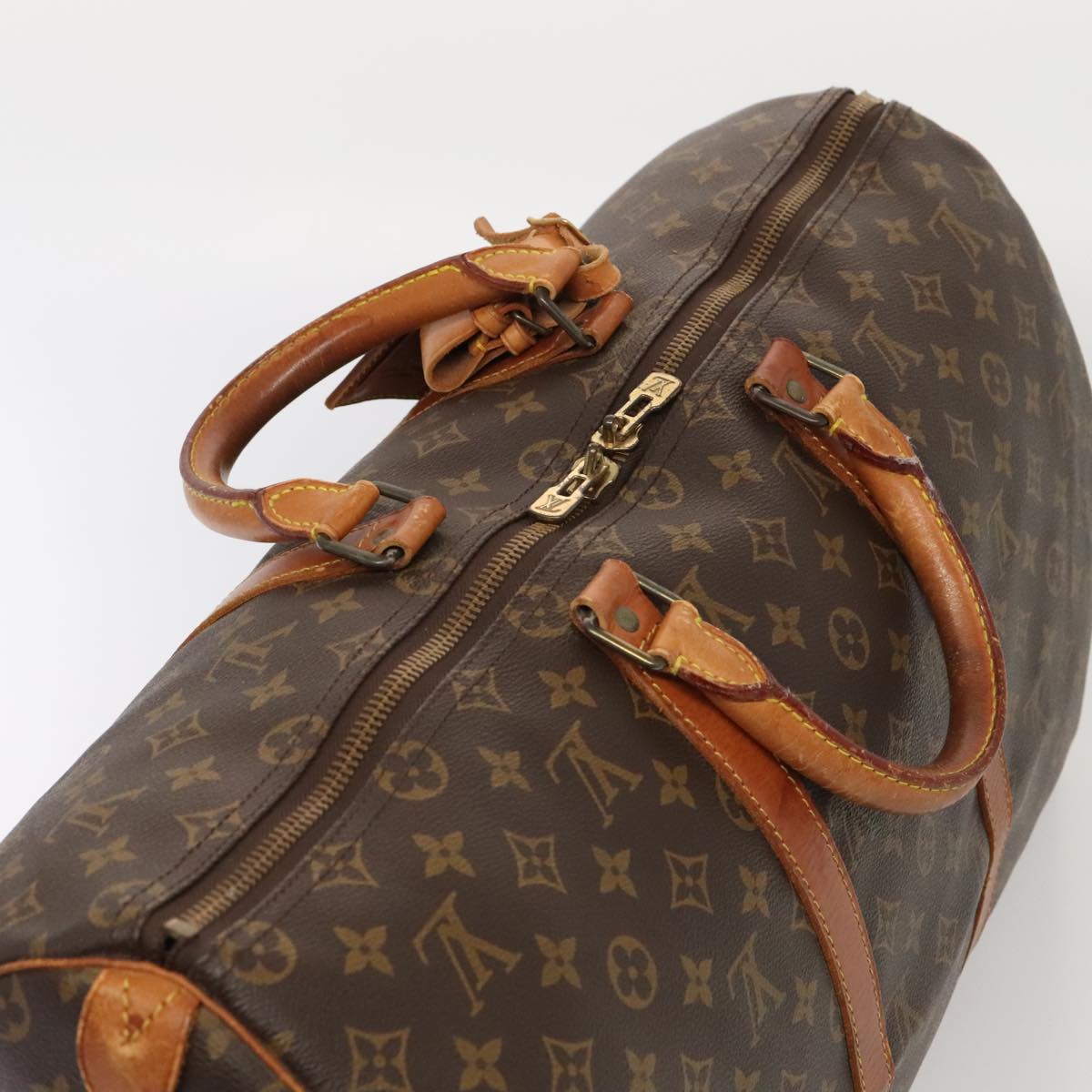 LOUIS VUITTON Monogram Keepall 50 Boston Bag M41426 LV 89435