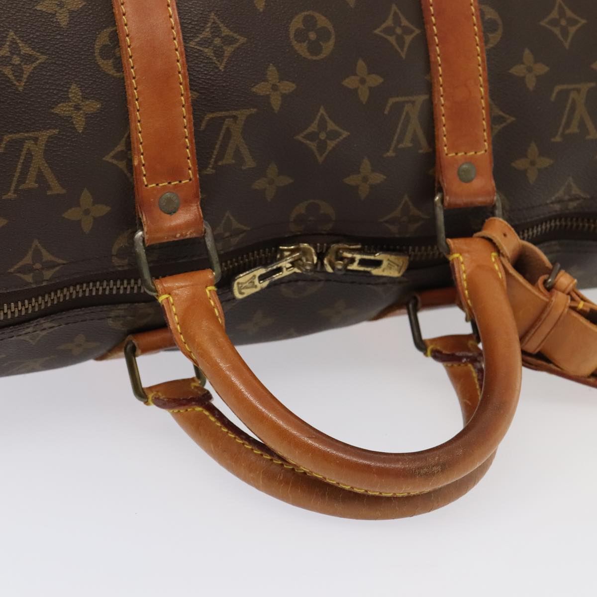 LOUIS VUITTON Monogram Keepall 50 Boston Bag M41426 LV 89435