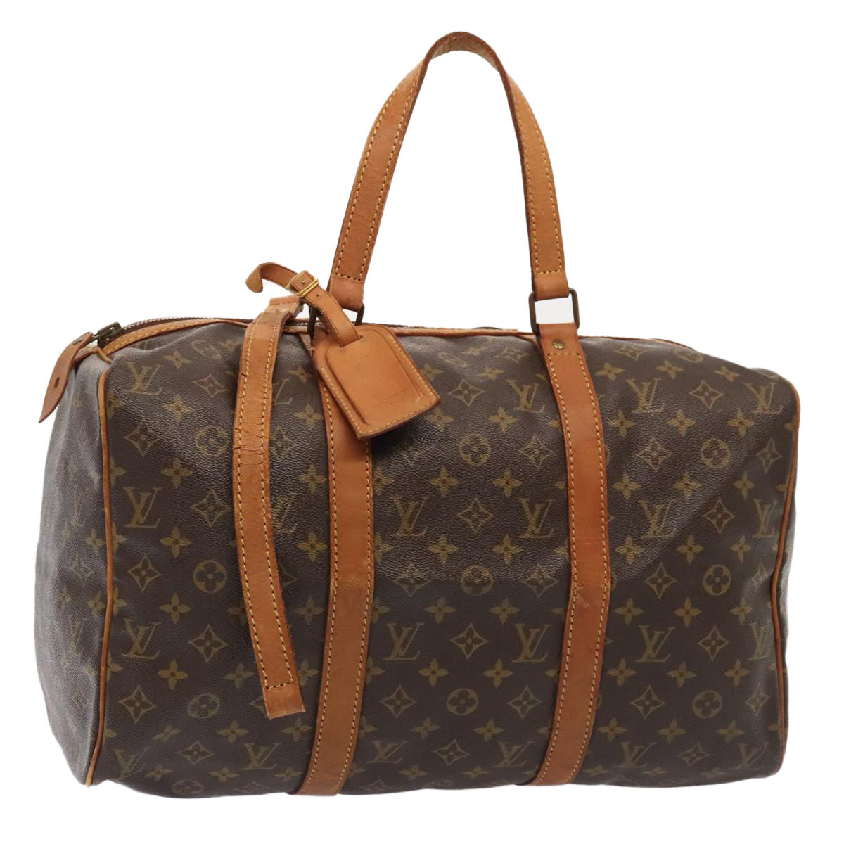 LOUIS VUITTON Monogram Sac Souple 45 Boston Bag M41624 LV 89436