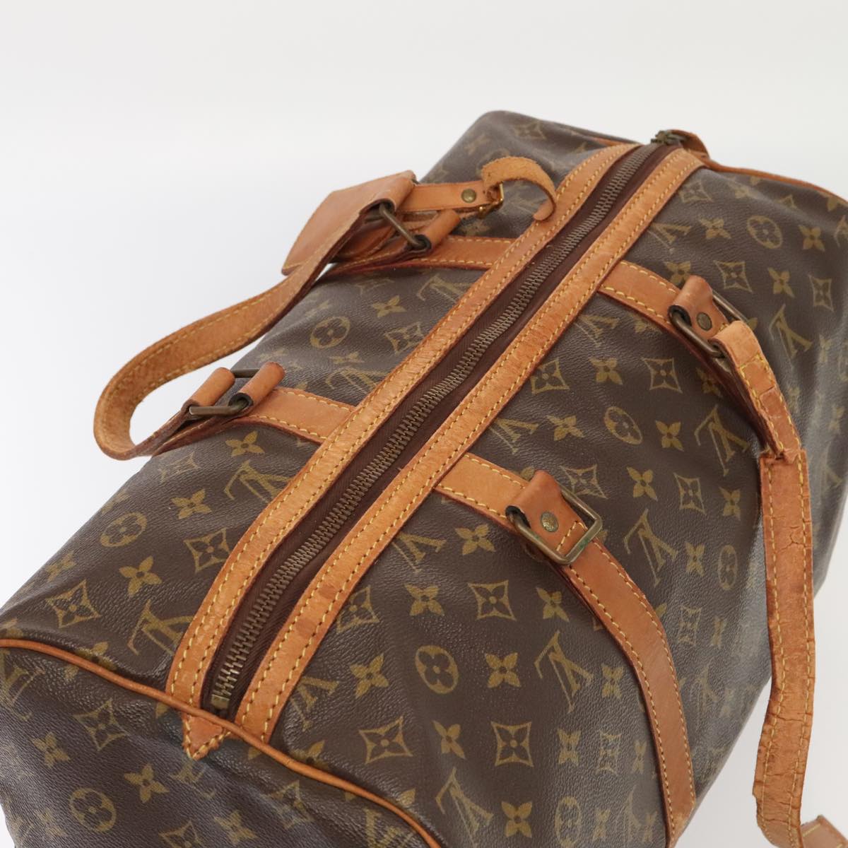 LOUIS VUITTON Monogram Sac Souple 45 Boston Bag M41624 LV 89436