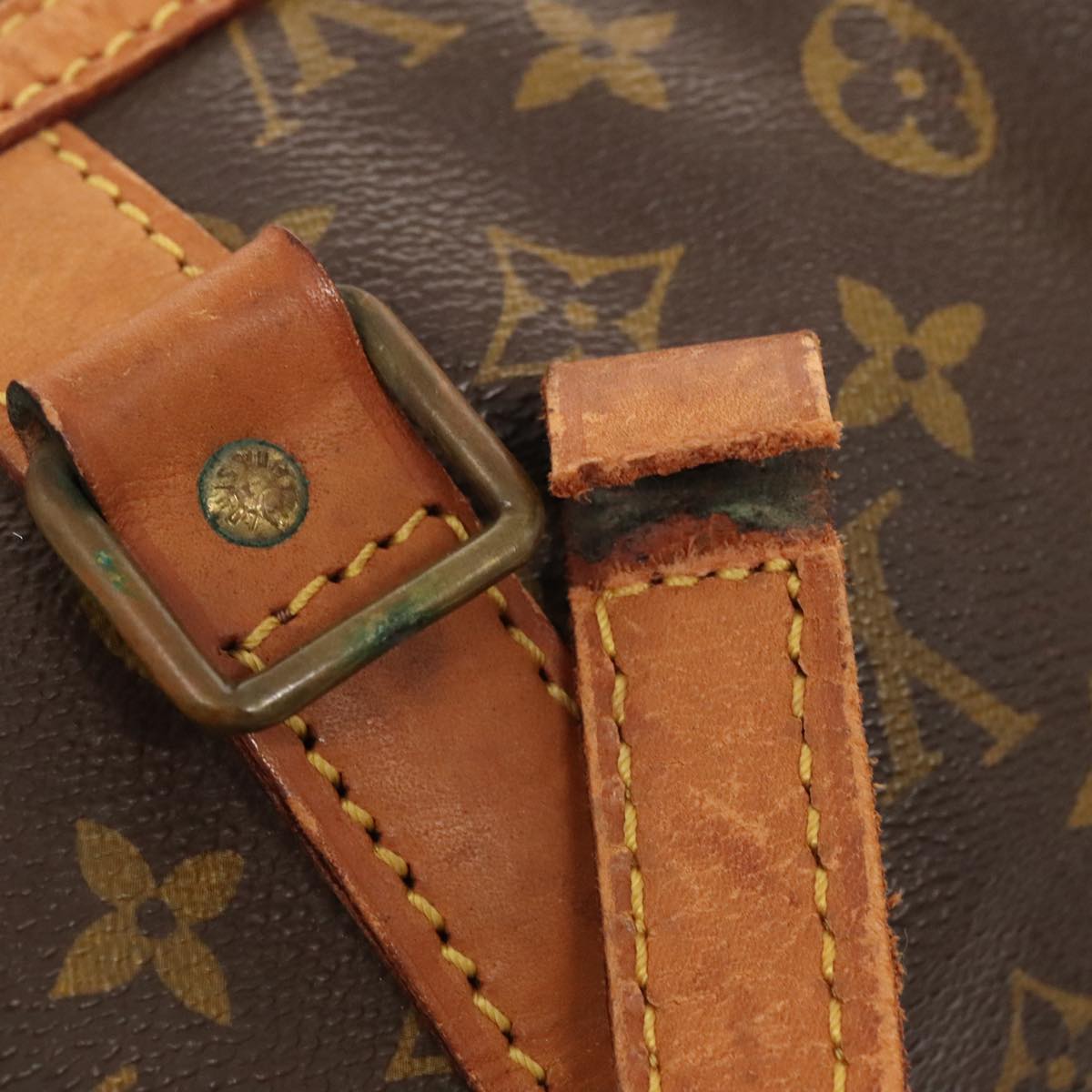 LOUIS VUITTON Monogram Sac Souple 45 Boston Bag M41624 LV 89436
