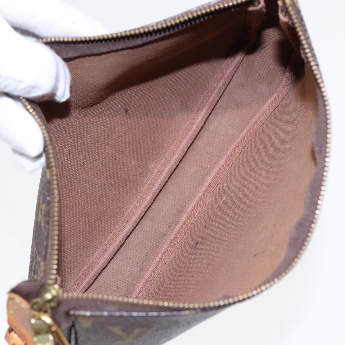 LOUIS VUITTON Monogram Pochette Accessoires Pouch M51980 LV 89437