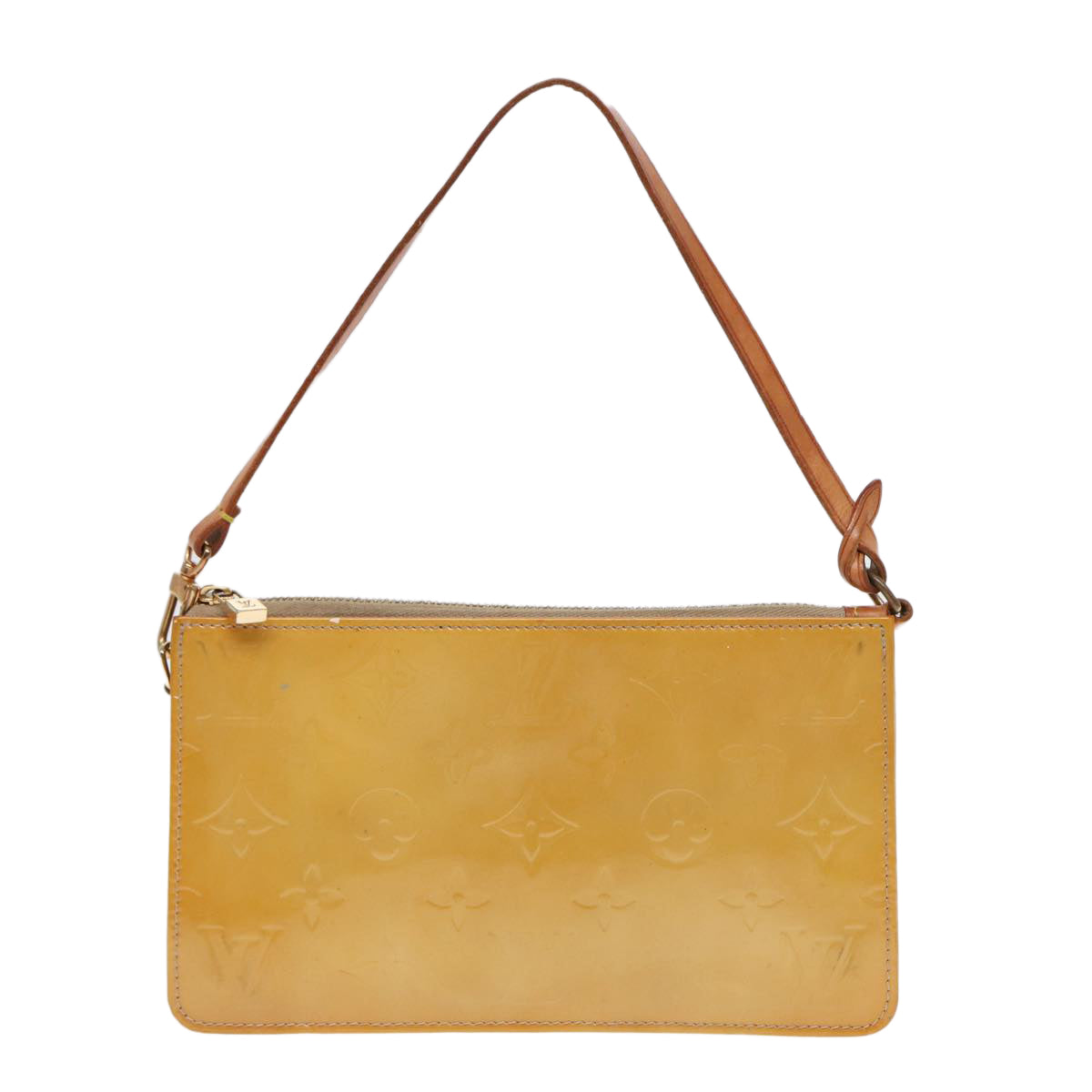 LOUIS VUITTON Monogram Vernis Lexington Accessory Pouch Beige M91010 89439