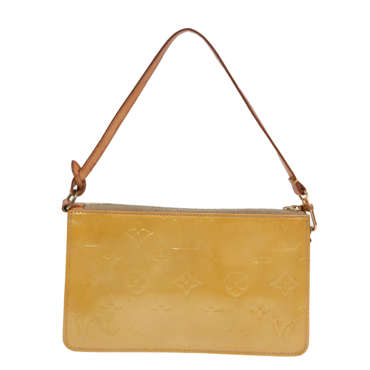 LOUIS VUITTON Monogram Vernis Lexington Accessory Pouch Beige M91010 89439