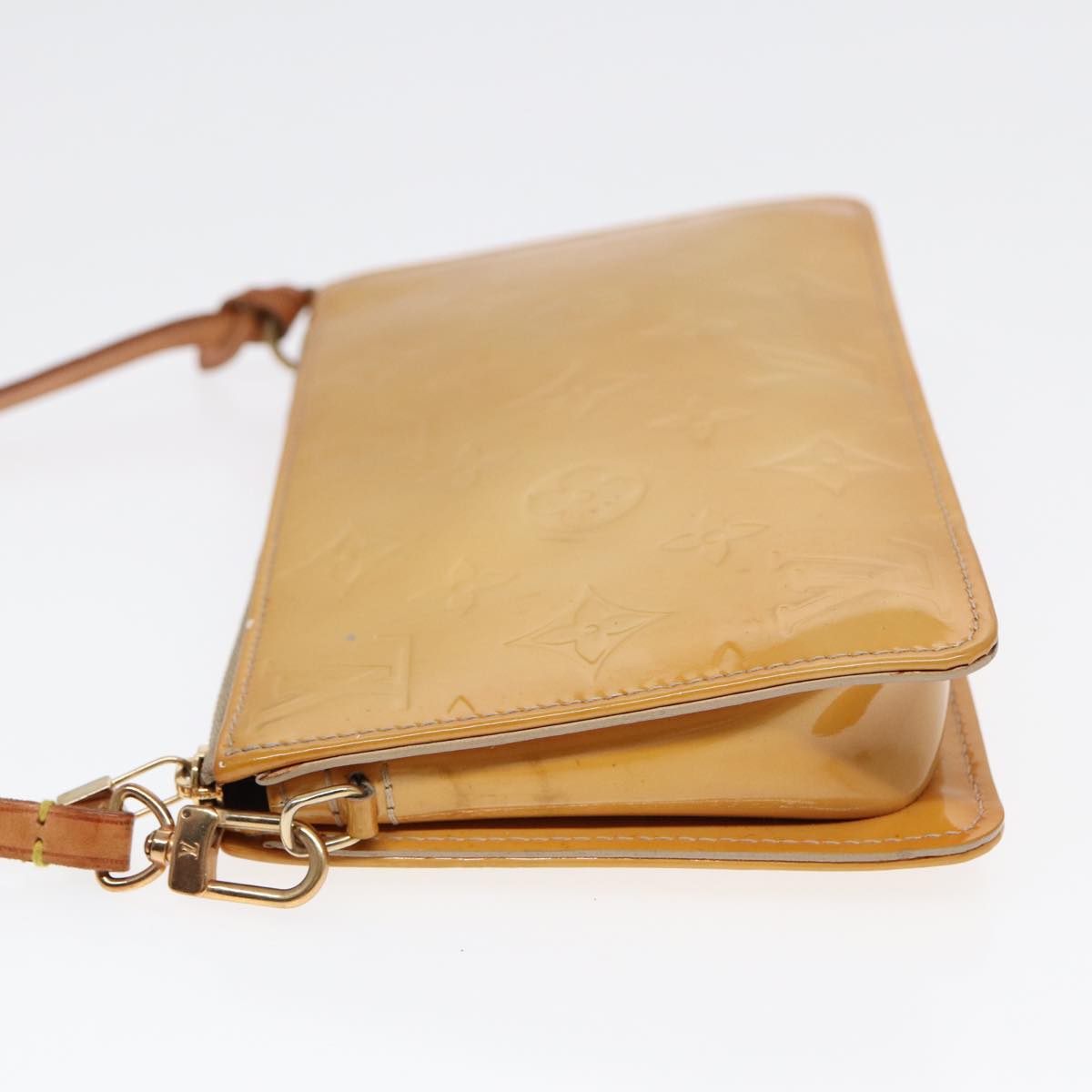 LOUIS VUITTON Monogram Vernis Lexington Accessory Pouch Beige M91010 89439
