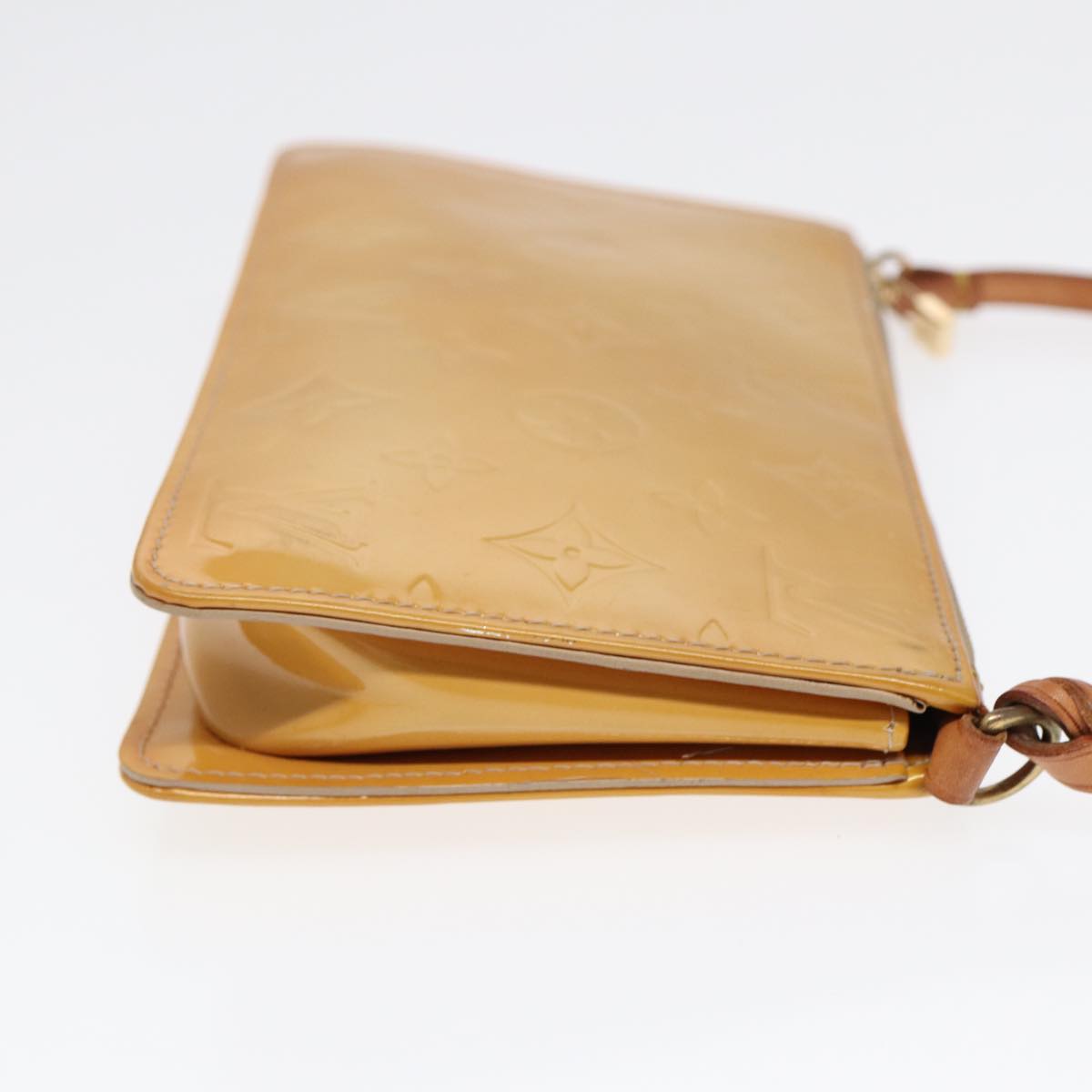 LOUIS VUITTON Monogram Vernis Lexington Accessory Pouch Beige M91010 89439