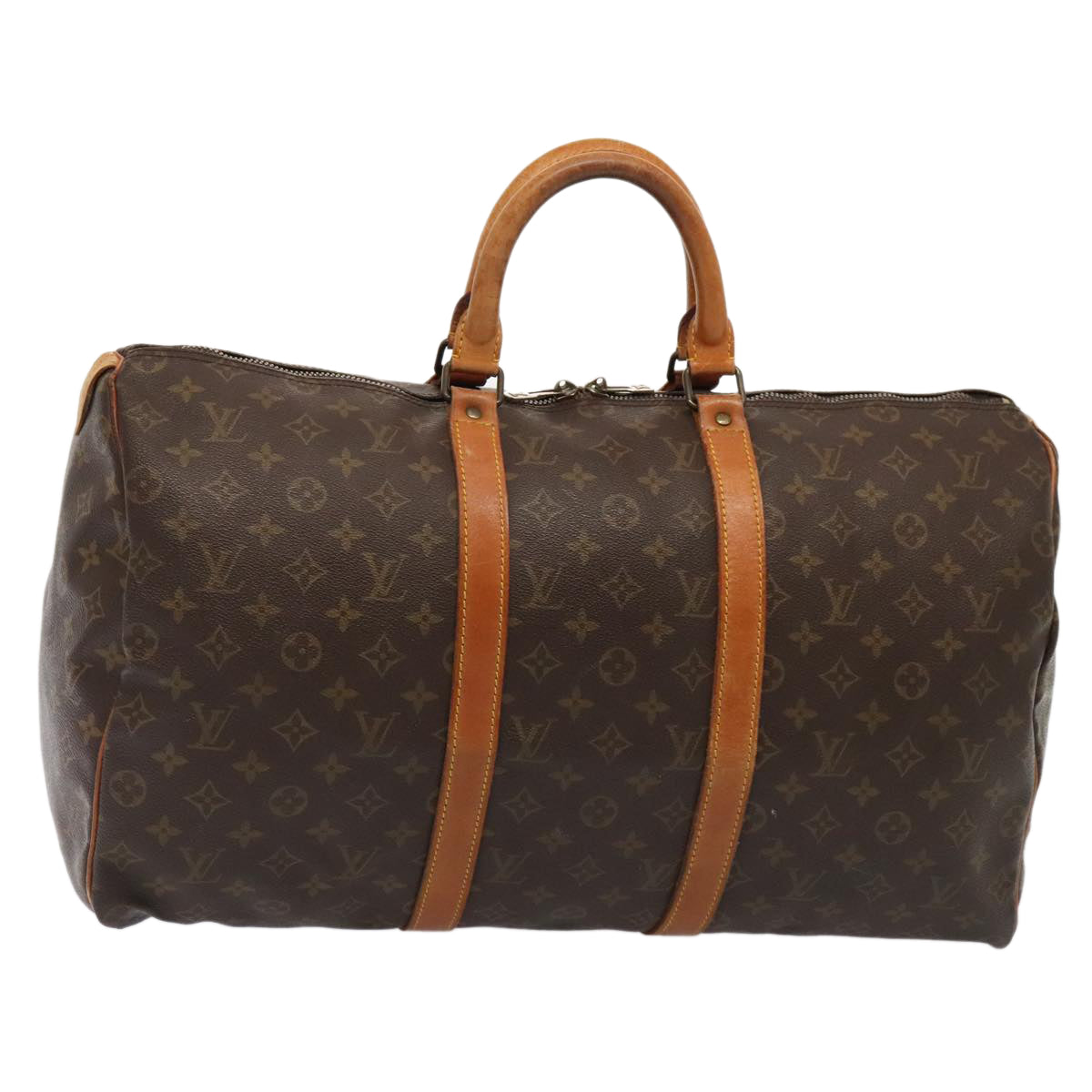 LOUIS VUITTON Monogram Keepall 50 Boston Bag M41426 LV 89448