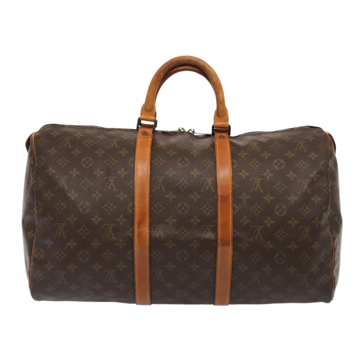 LOUIS VUITTON Monogram Keepall 50 Boston Bag M41426 LV 89448