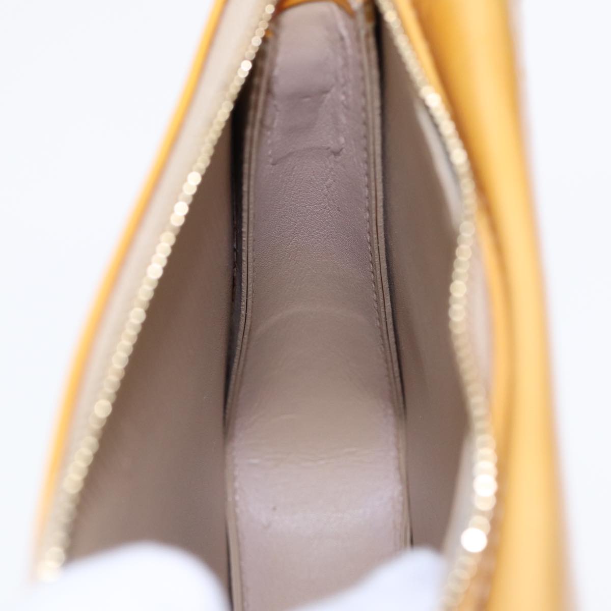 LOUIS VUITTON Monogram Vernis Motto Accessory Pouch Beige M91136 LV 89452