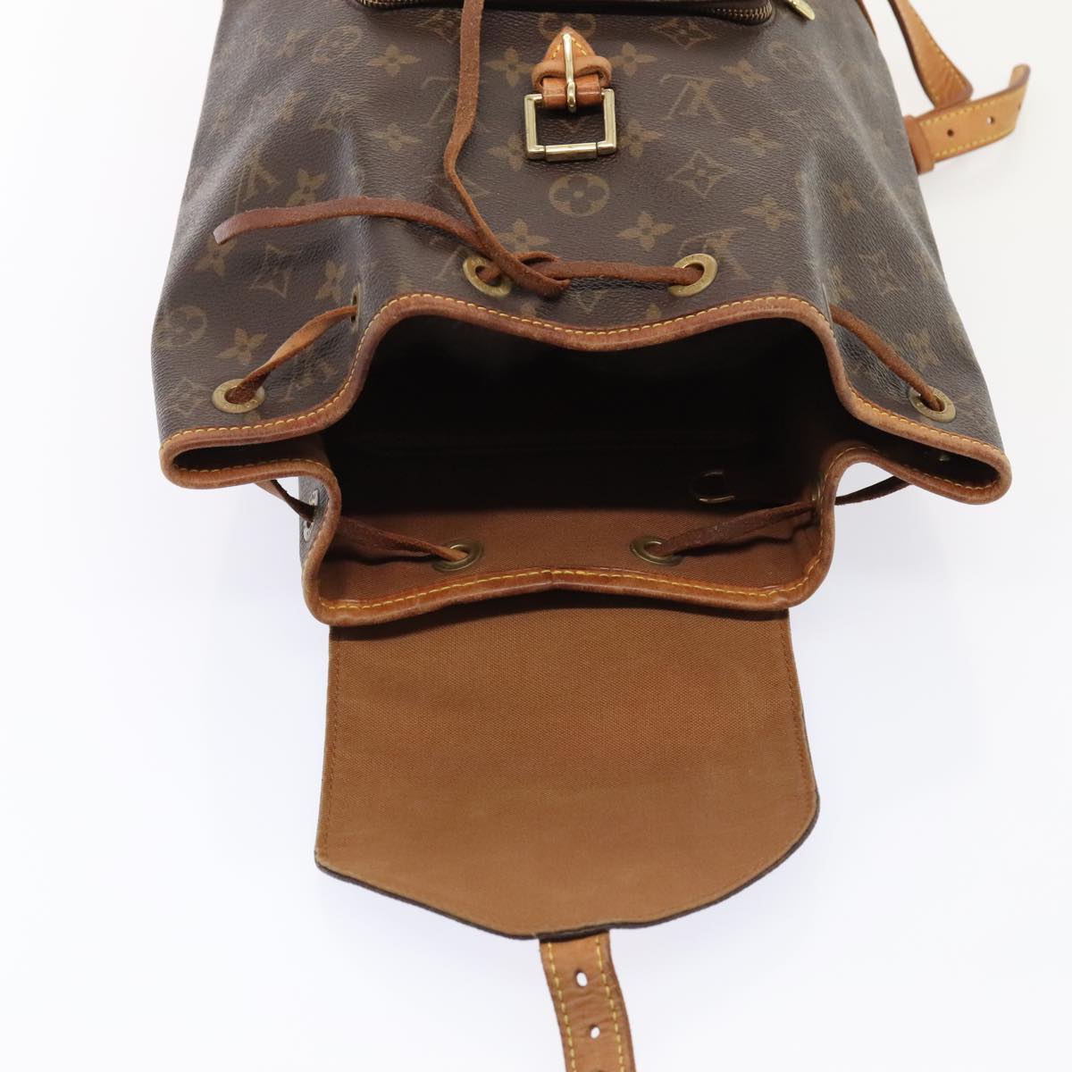 LOUIS VUITTON Monogram Montsouris MM Backpack M51136 LV 89454