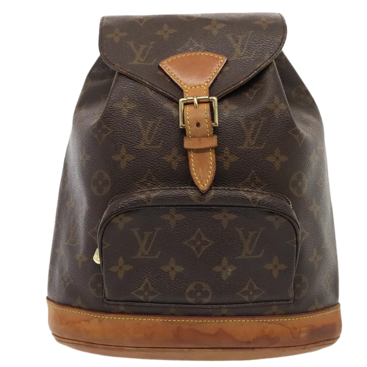 LOUIS VUITTON Monogram Montsouris MM Backpack M51136 LV 89454