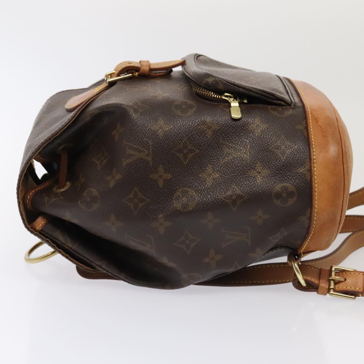 LOUIS VUITTON Monogram Montsouris MM Backpack M51136 LV 89454