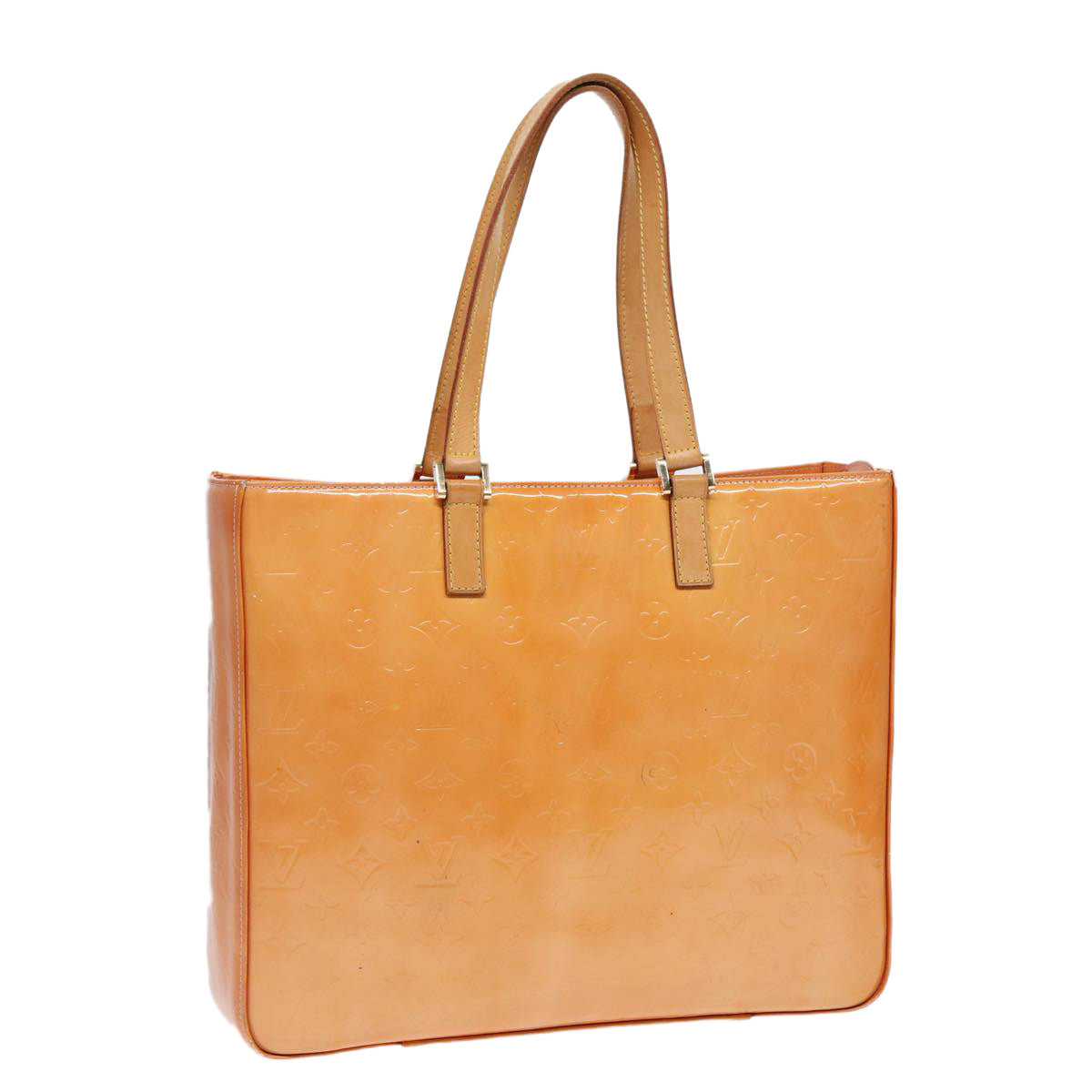 LOUIS VUITTON Monogram Vernis Columbus Bag Marshmallow Pink M91032 89459