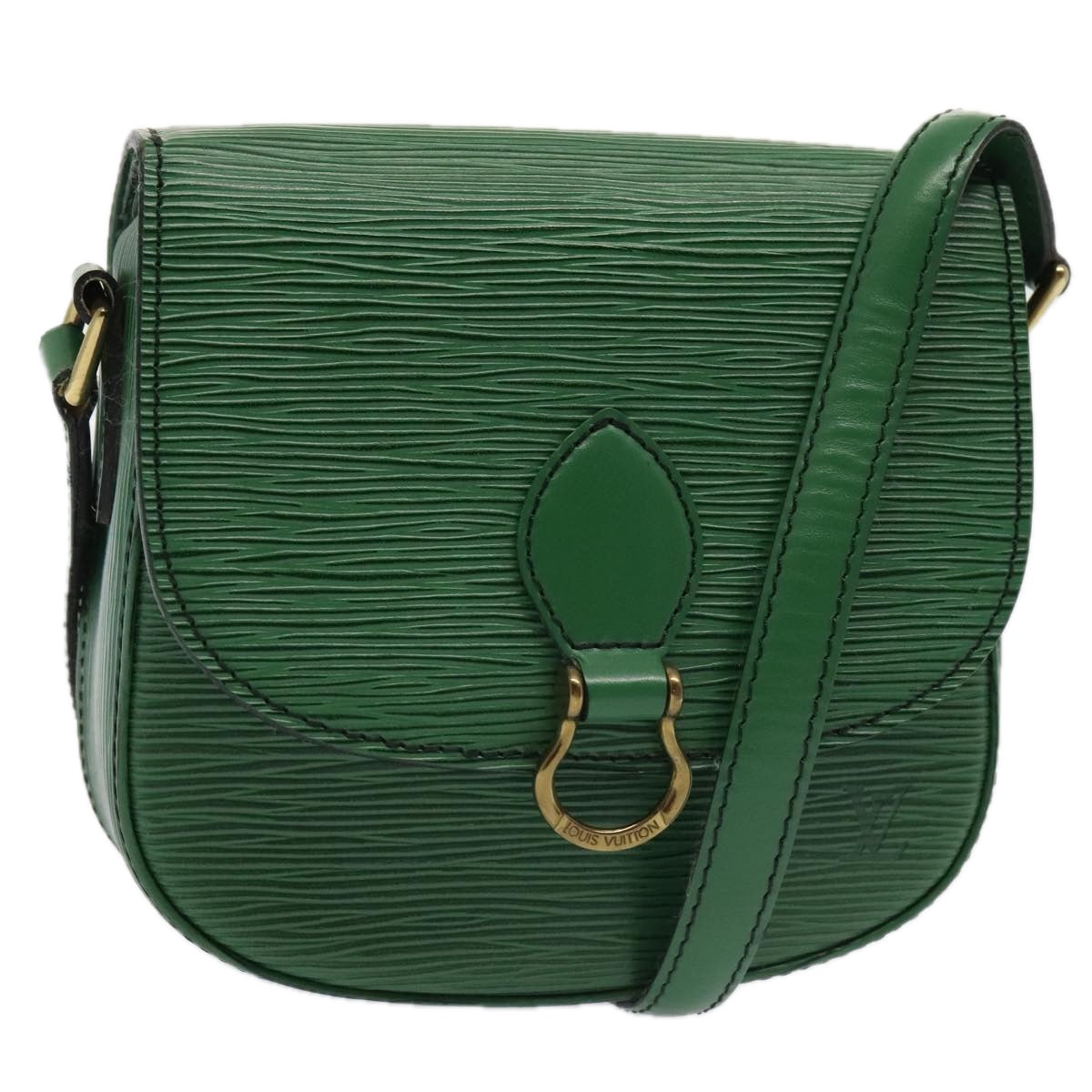 LOUIS VUITTON Epi Saint Cloud PM Shoulder Bag Green M52214 LV 89461