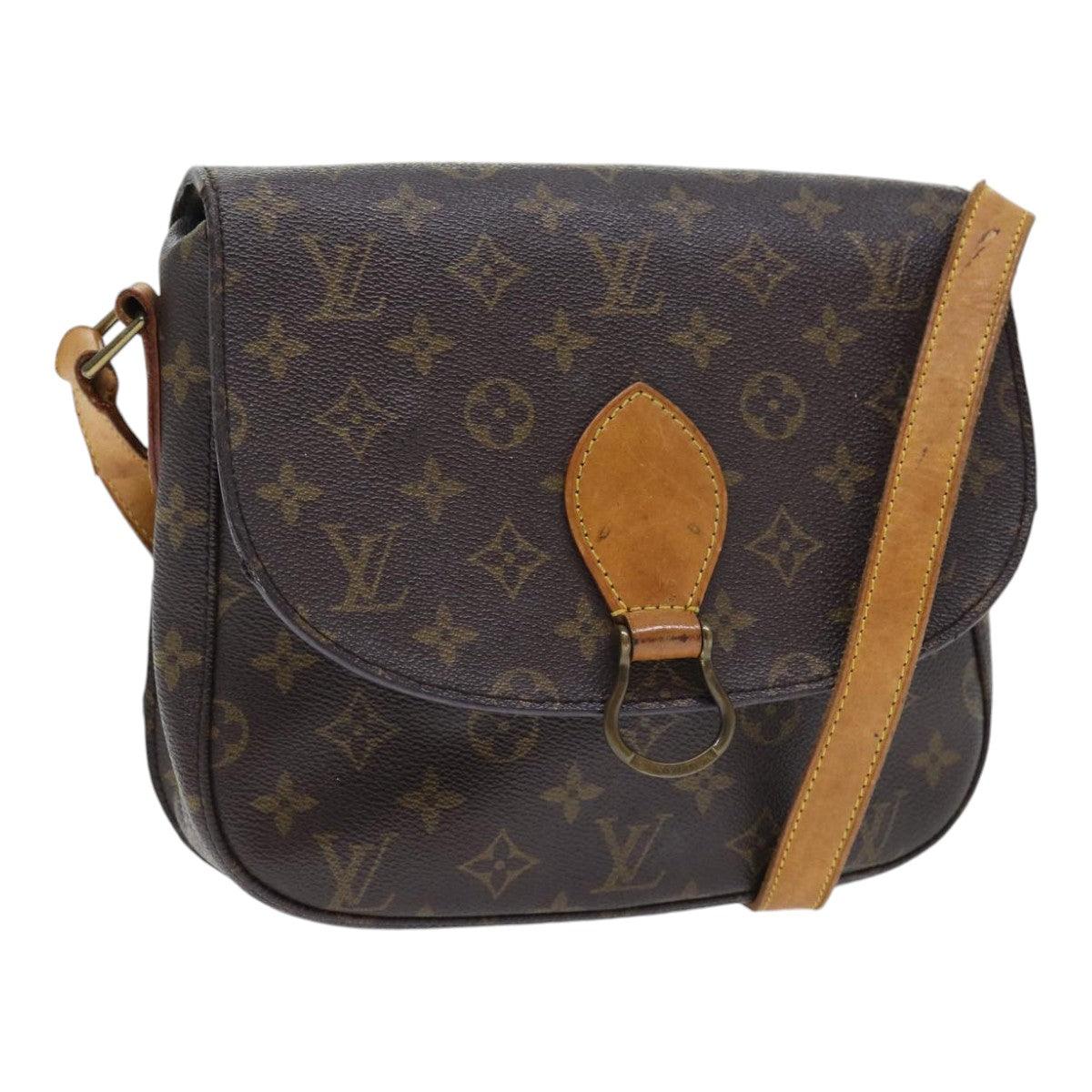LOUIS VUITTON Monogram Saint Cloud GM Shoulder Bag M51242 LV 89467