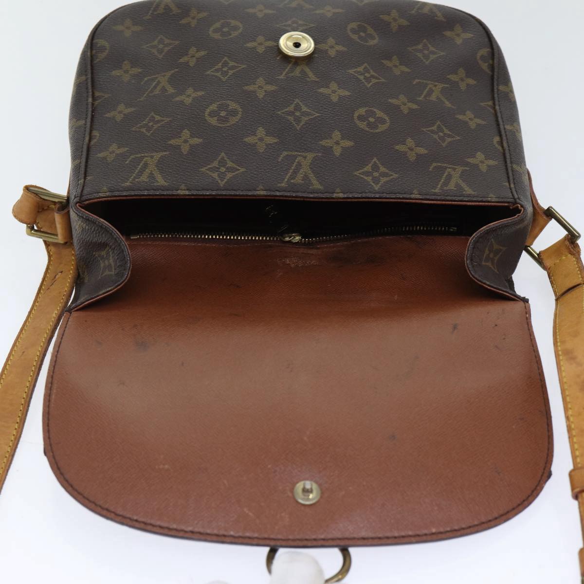 LOUIS VUITTON Monogram Saint Cloud GM Shoulder Bag M51242 LV 89467