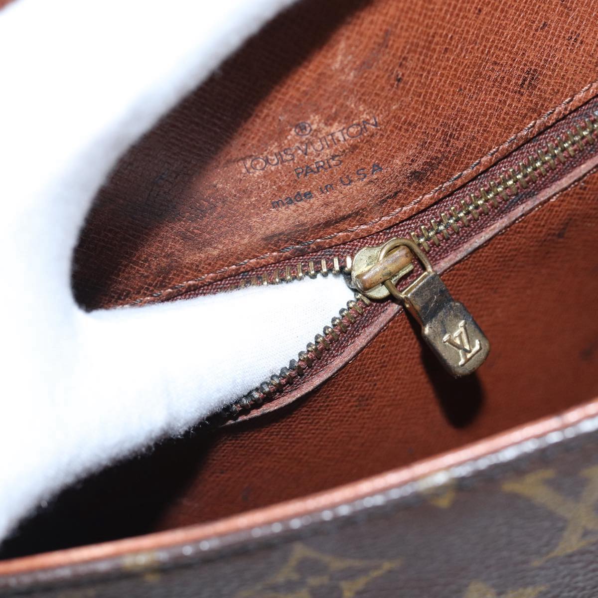 LOUIS VUITTON Monogram Saint Cloud GM Shoulder Bag M51242 LV 89467