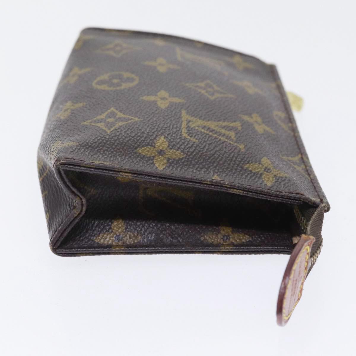 LOUIS VUITTON Monogram Poche Toilette 15 Pouch M47546 LV 89477