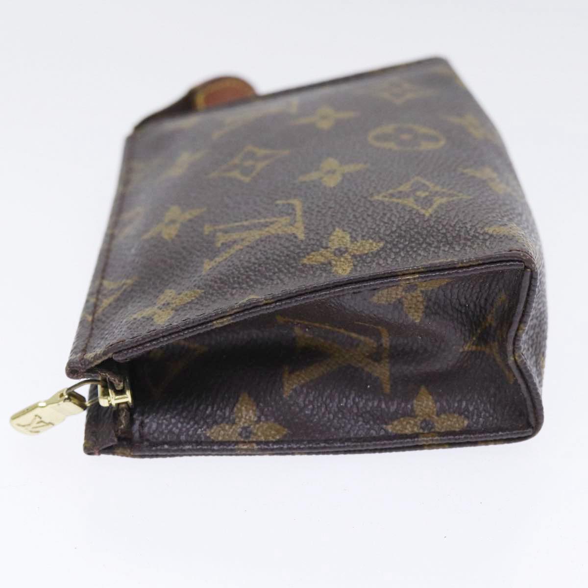 LOUIS VUITTON Monogram Poche Toilette 15 Pouch M47546 LV 89477
