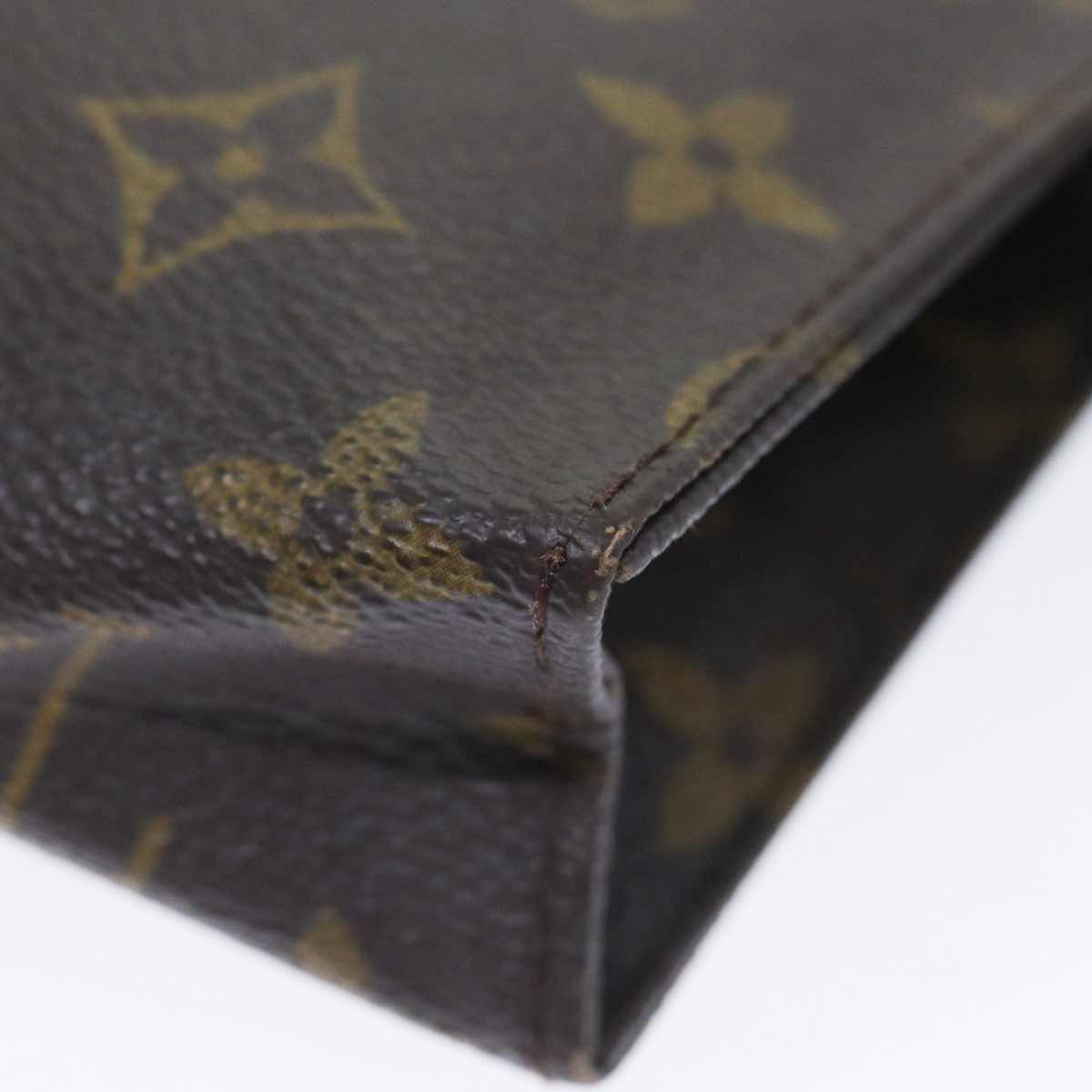 LOUIS VUITTON Monogram Poche Toilette 15 Pouch M47546 LV 89477