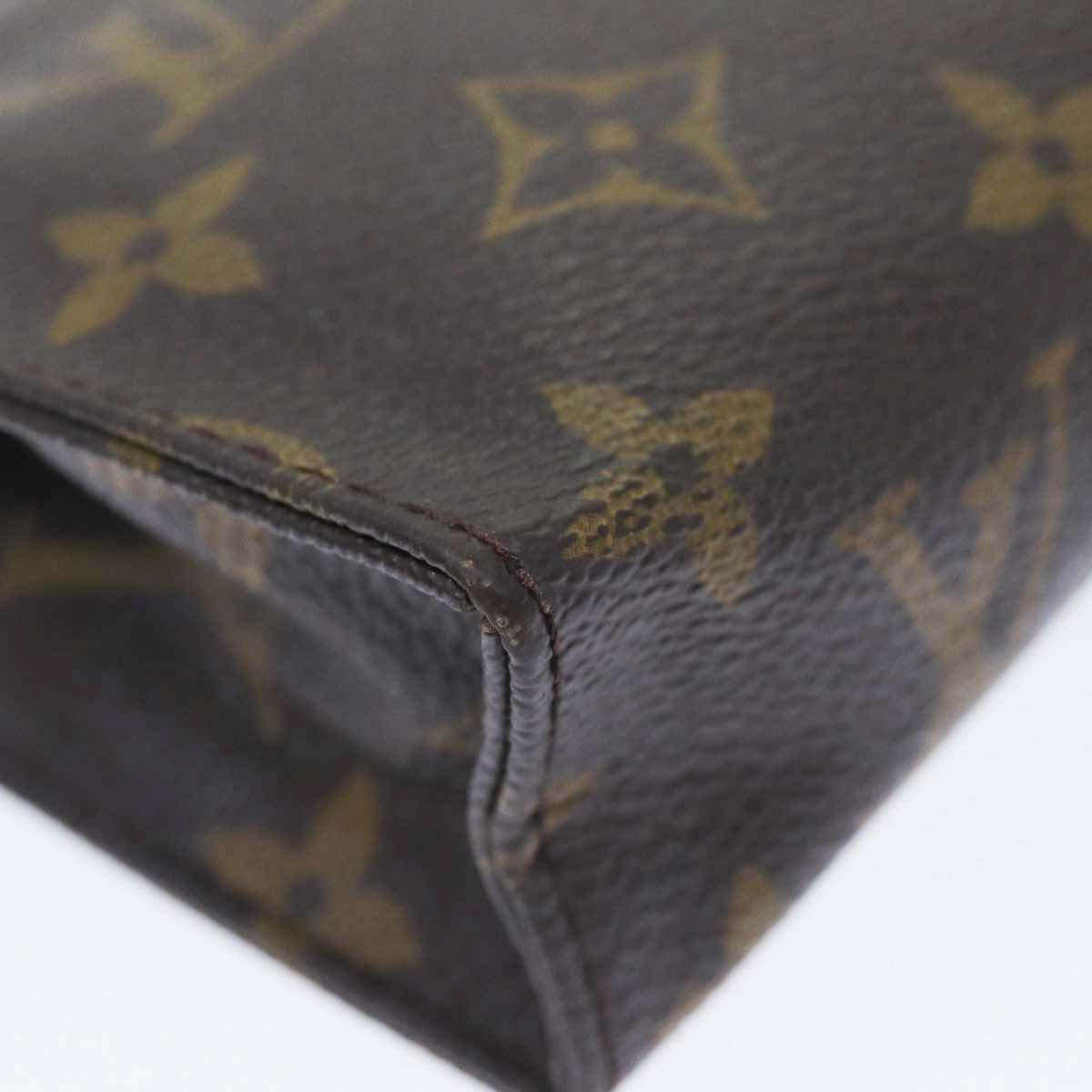 LOUIS VUITTON Monogram Poche Toilette 15 Pouch M47546 LV 89477