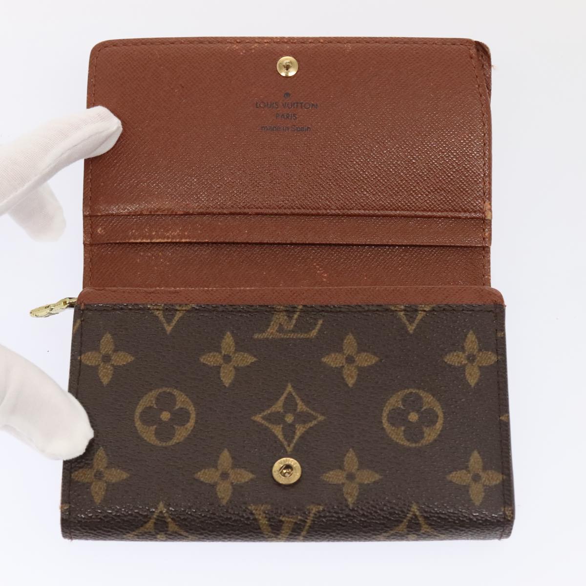 LOUIS VUITTON Monogram Portefeuille Tresol Wallet M61736 LV 89482