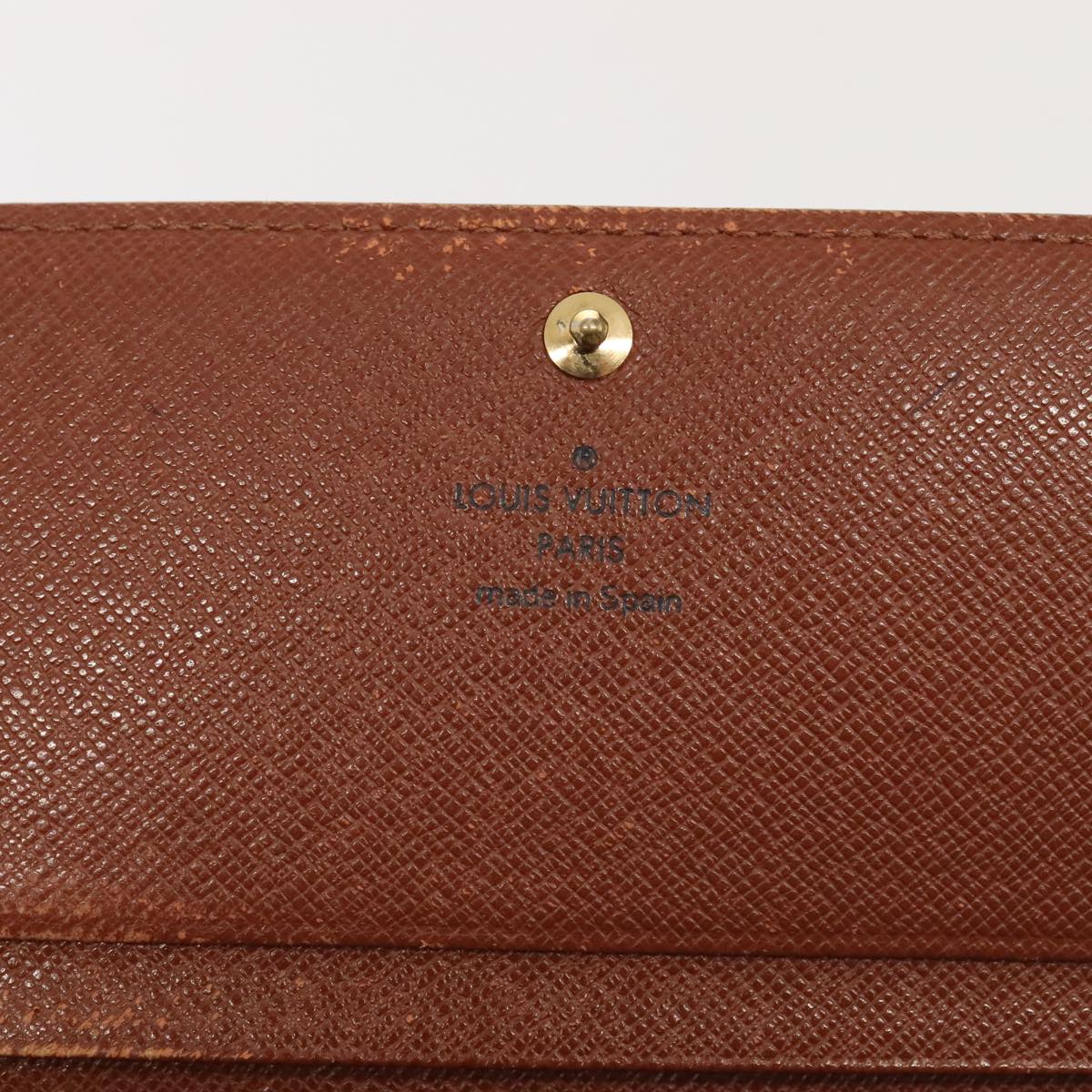 LOUIS VUITTON Monogram Portefeuille Tresol Wallet M61736 LV 89482