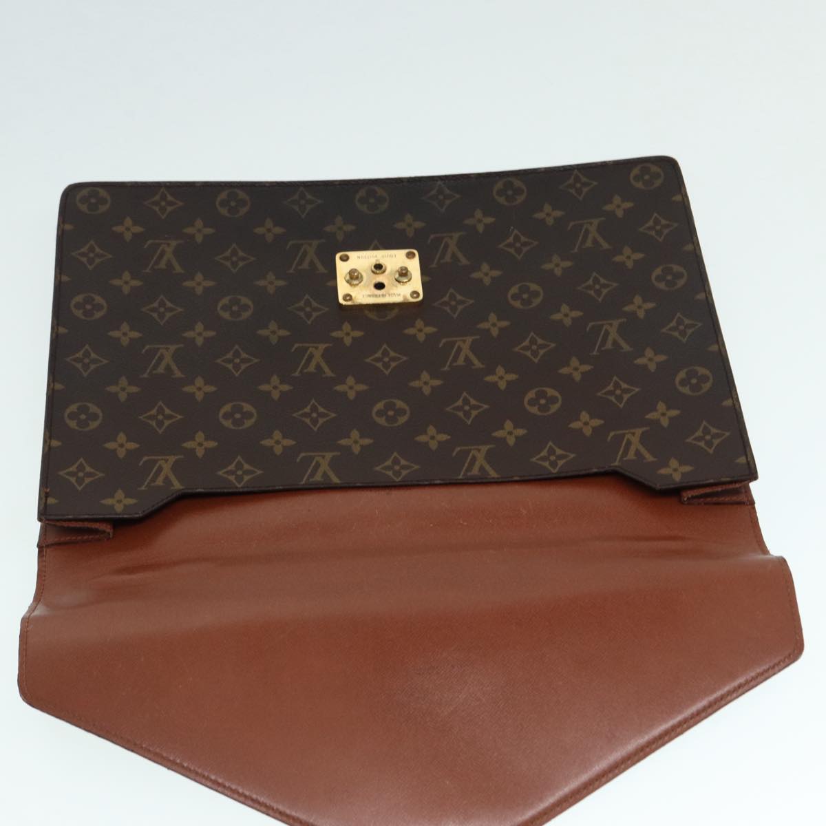 LOUIS VUITTON Monogram Porte Documents Bandouliere Bag M53338 LV 89486