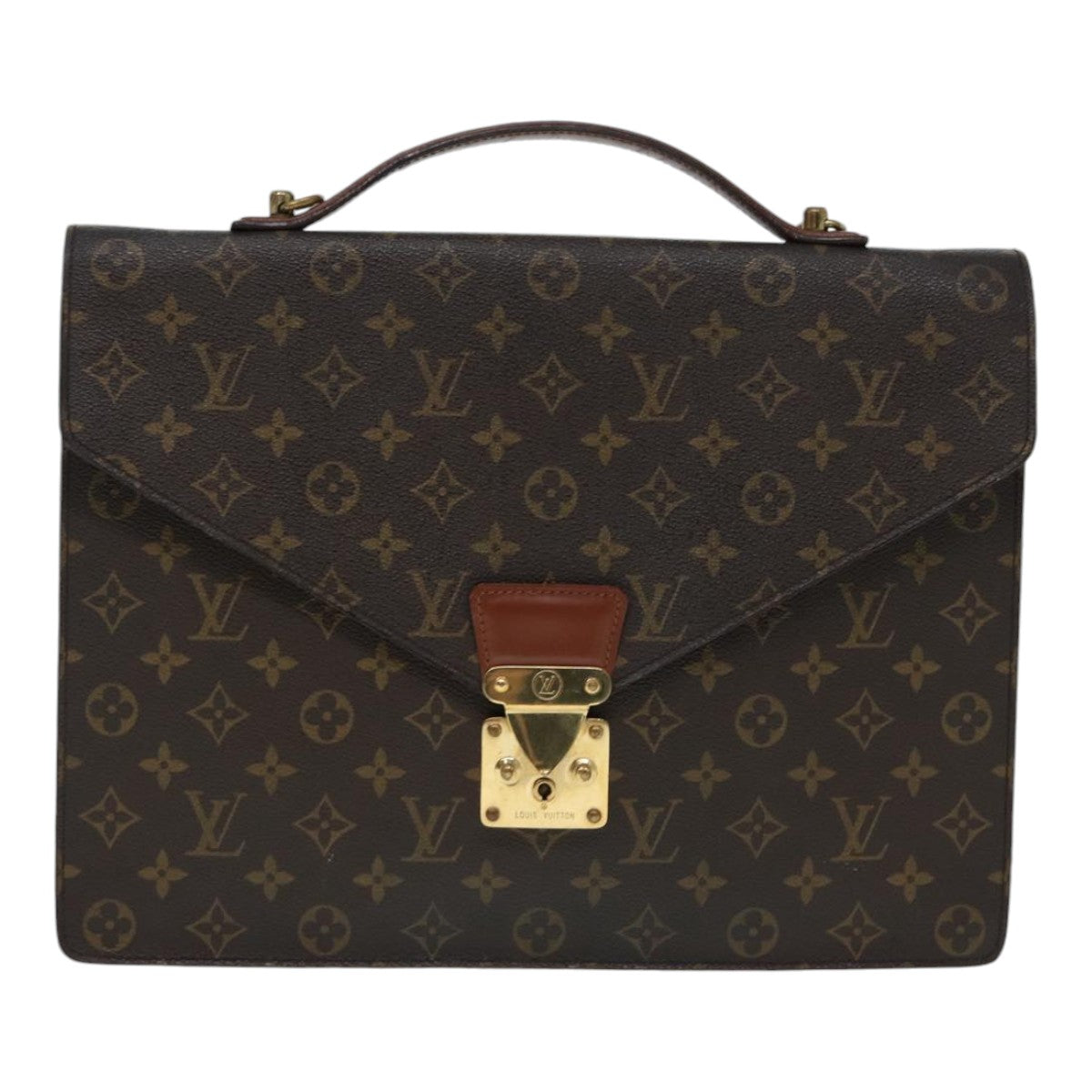 LOUIS VUITTON Monogram Porte Documents Bandouliere Bag M53338 LV 89486